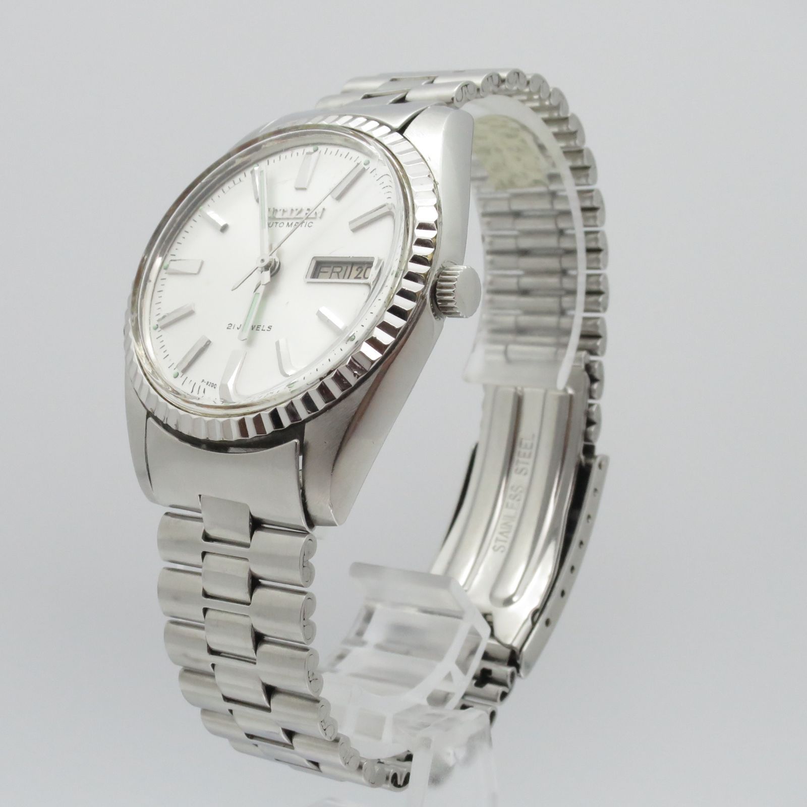 シチズン ビンテージCITIZENクリスタルセブン フルーテッドベゼル