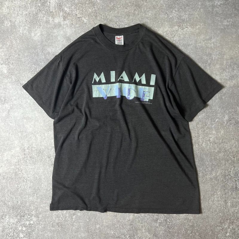 マイケミカルロマンス Tシャツ アメリカ購入 2006　ヴィンテージ 80s USA製 MIAMI VICE オフィシャル プリント 半袖 Tシャツ XL