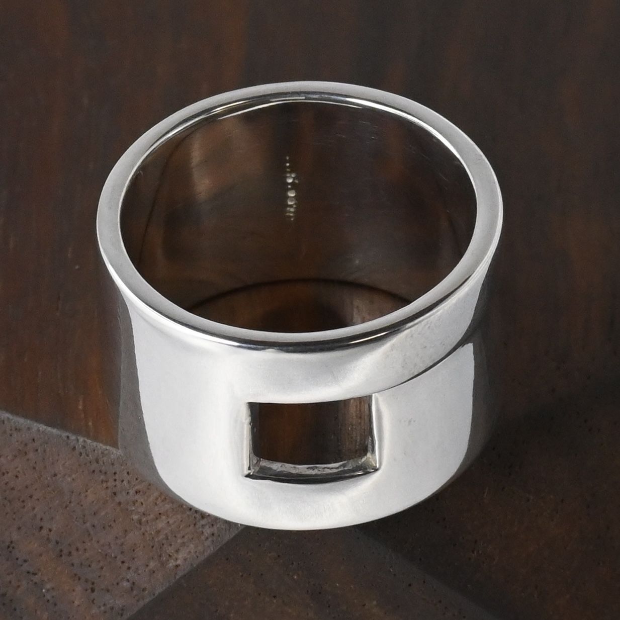 オールドグッチ　90s HEAVY BAND G RING リング 指輪925 研磨済】美品 90's オールドグッチ GUCCI HEAVY BAND G RING