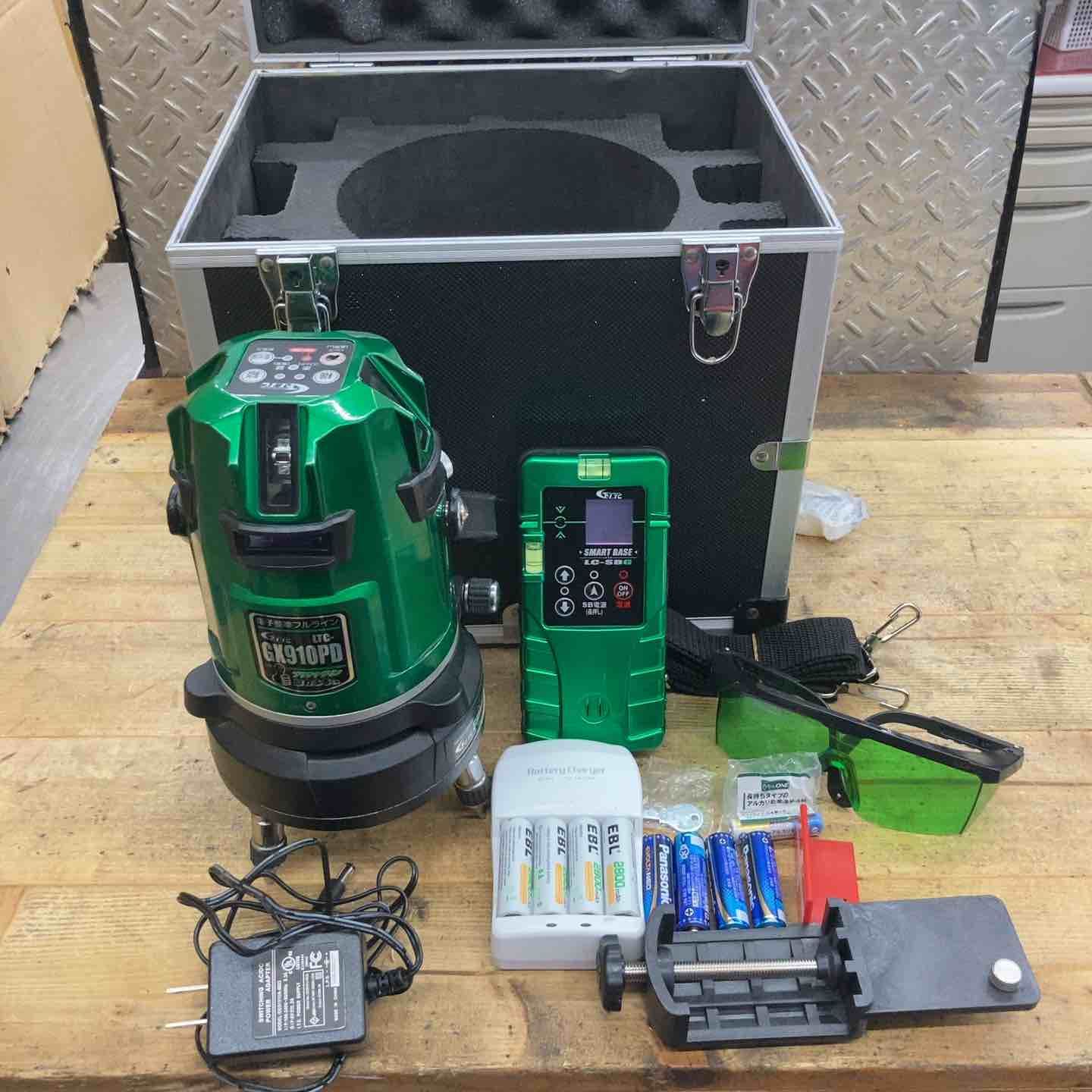 テクノ販売 LTC 水平 垂直グリーンラインレーザー墨出し器 GX910PD 所沢店