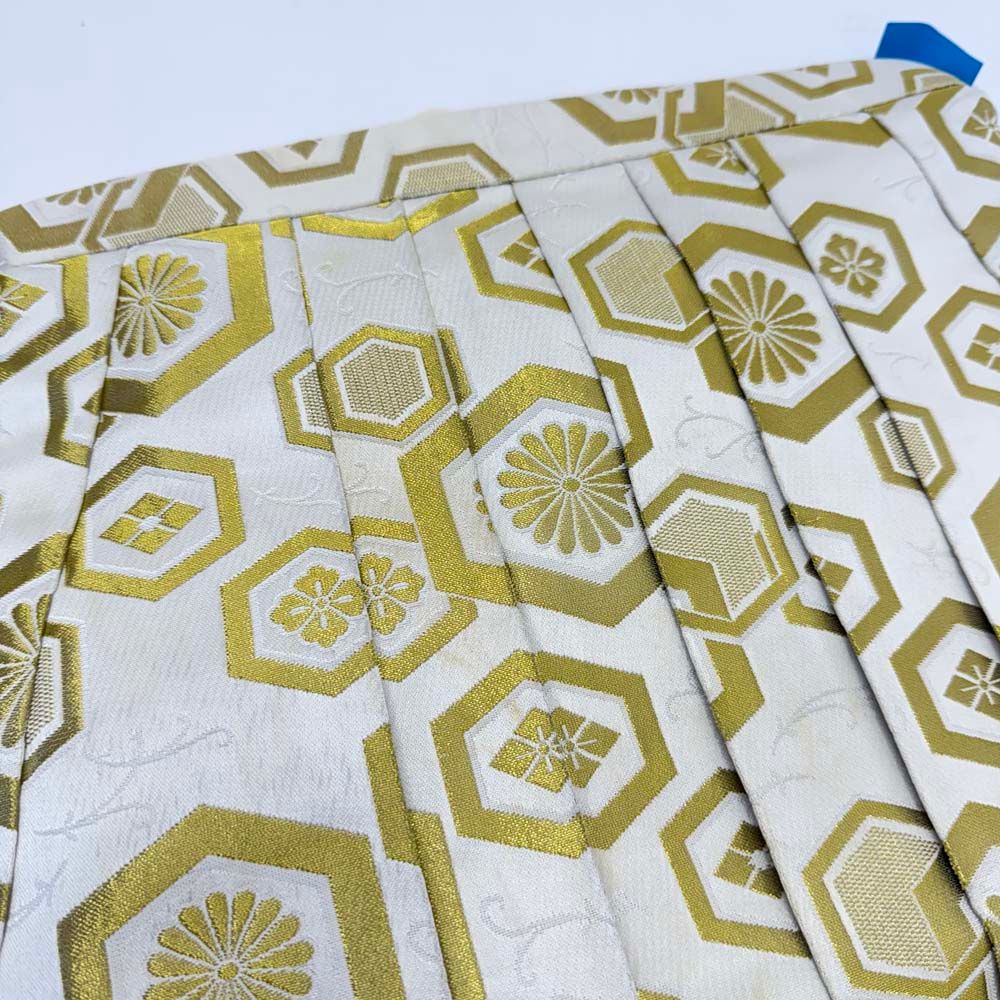 袴 行灯袴 男袴 紐下丈90cm 男性用袴 L-2Lサイズ 成人式袴 金 黒 4631