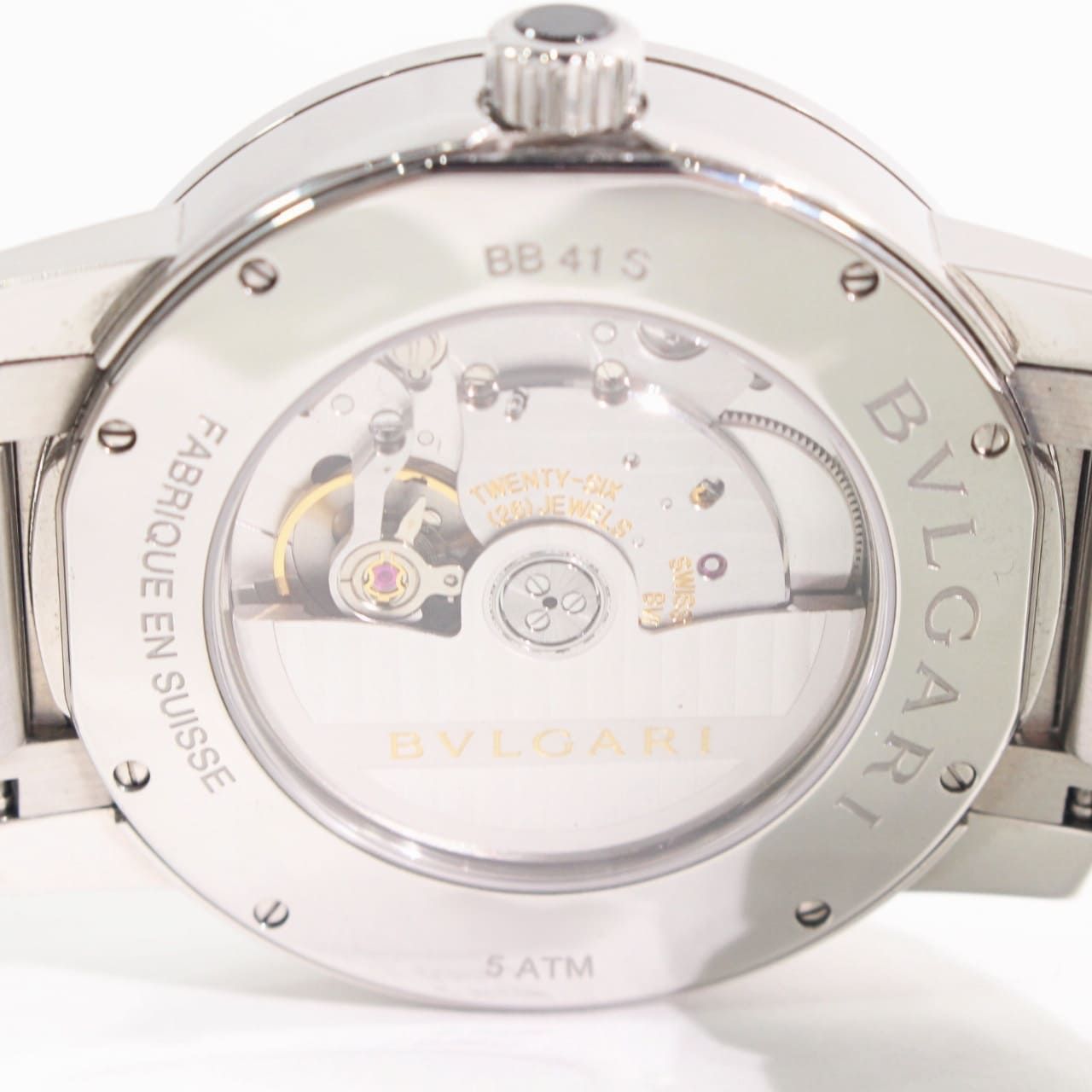 BVLGARI ブルガリ BB41C3SSD ブルガリブルガリ ネイビー文字盤 腕時計 