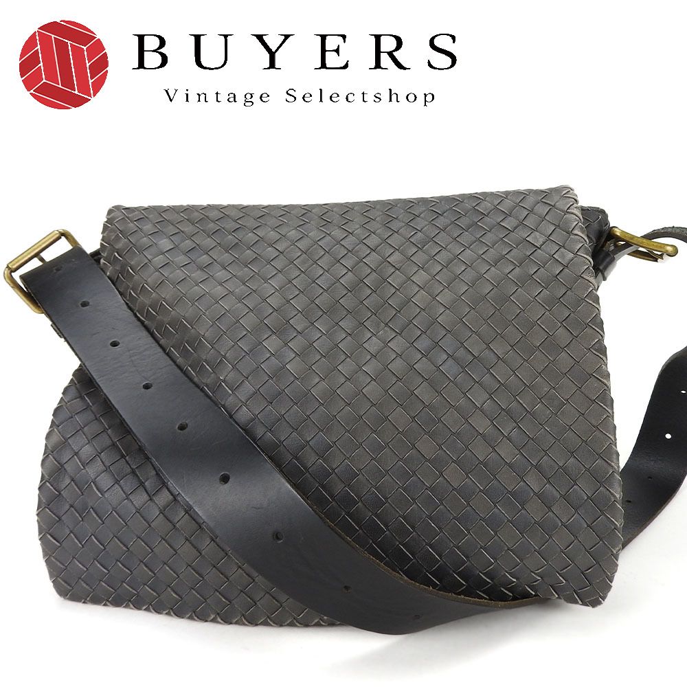 お値下げ)BOTTEGA VENETA 魅せる イントレチャート レザー ショルダー
