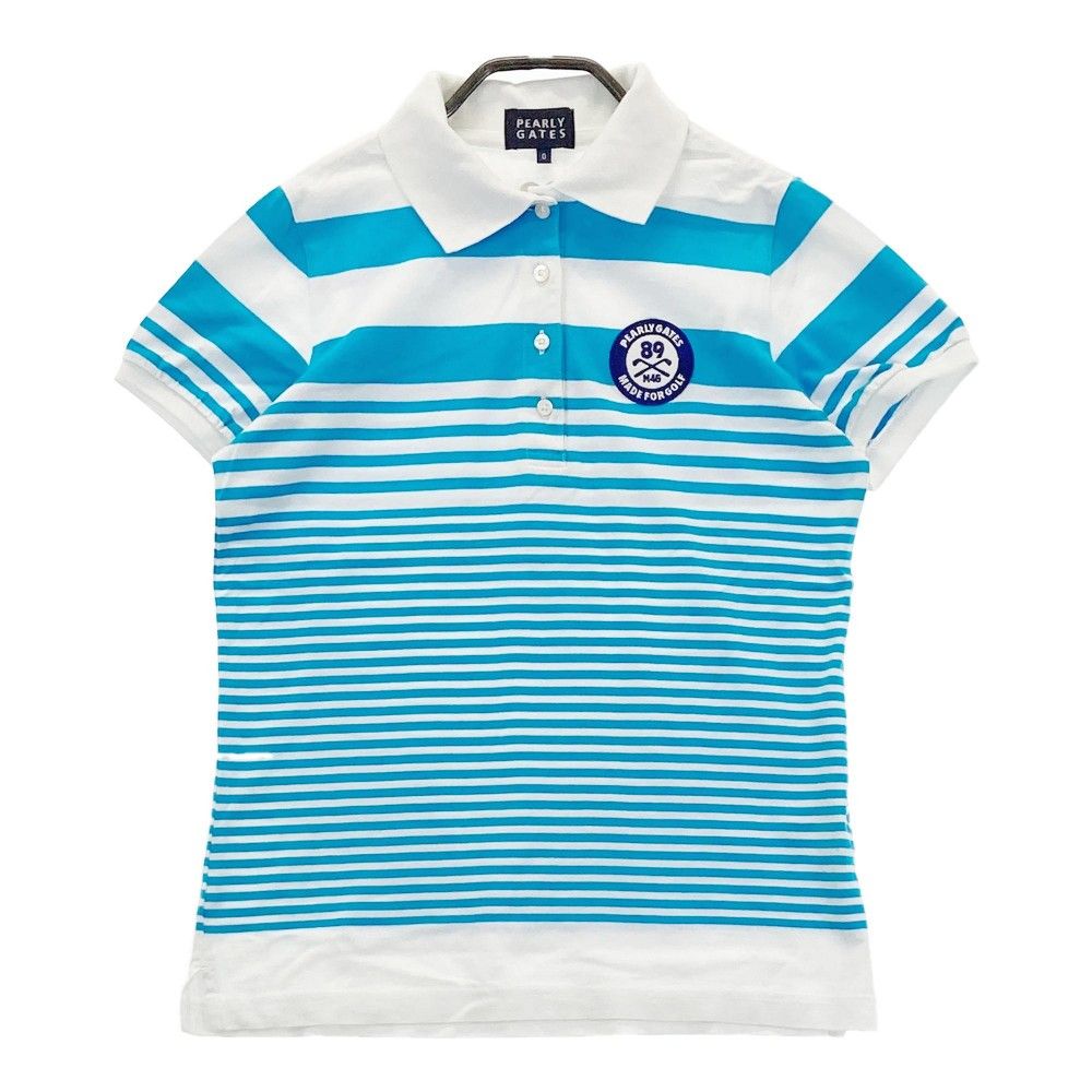 PEARLY GATES 水色 ポロシャツ サイズ0 【公式通販】
