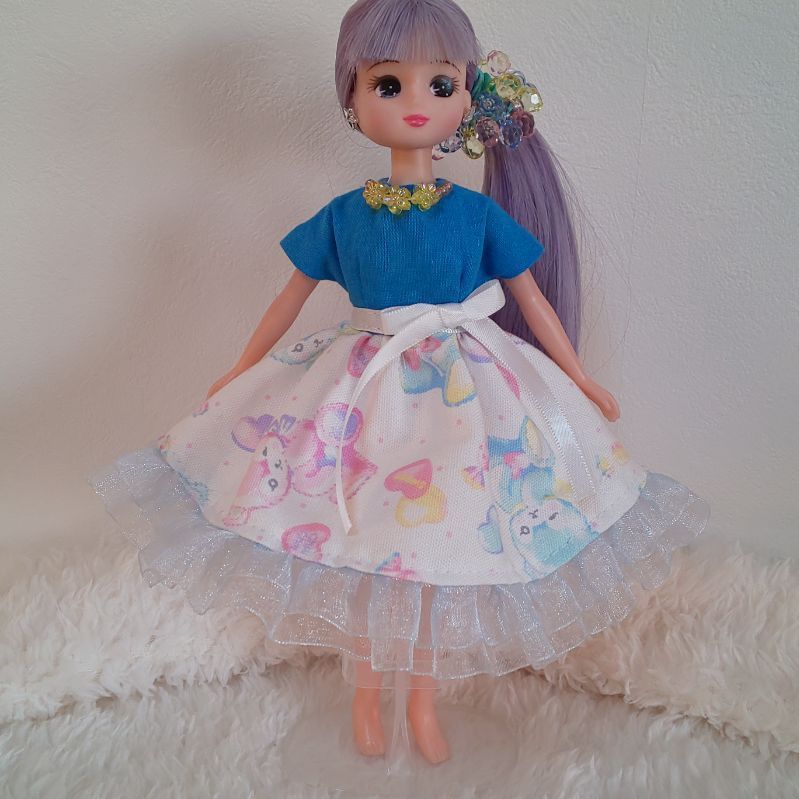 No.15 ワンピース2着セット リカちゃん ハンドメイド - メルカリ 