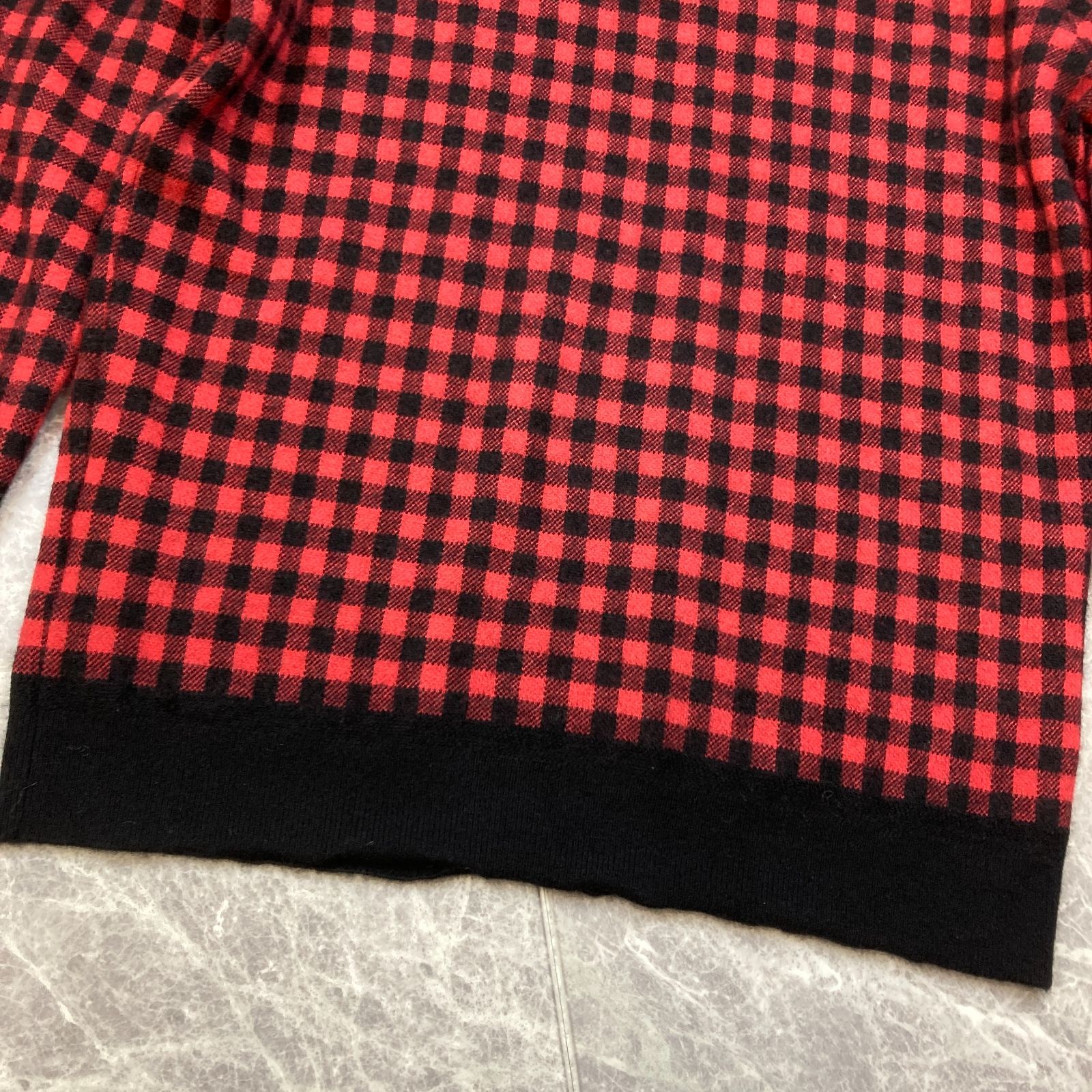 PEARLY GATES パーリーゲイツ カシミヤ セーター ニット レッド
