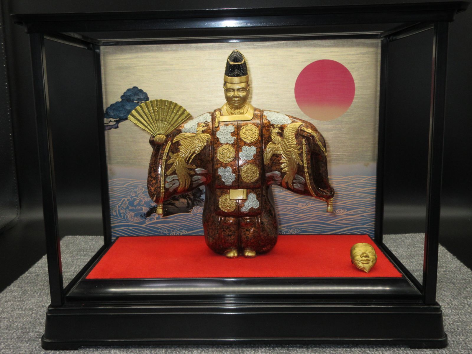 鋳物 金属工芸 能面人形 翁舞 彩色翁 翁像 能・狂言 吉祥 縁起