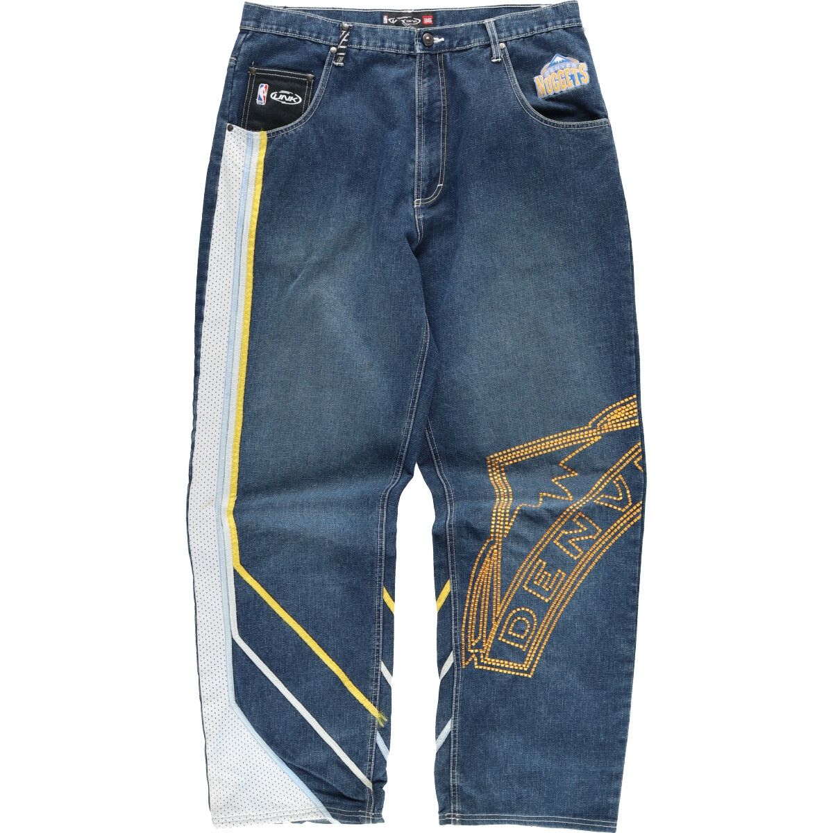 UNK DENIM ワイド デニム バギー パンツ NBA デンバー ナゲッツ