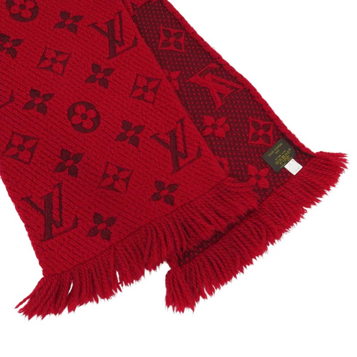 ルイヴィトン エシャルプ ロゴマニア マフラー モノグラム M72432 ユニ