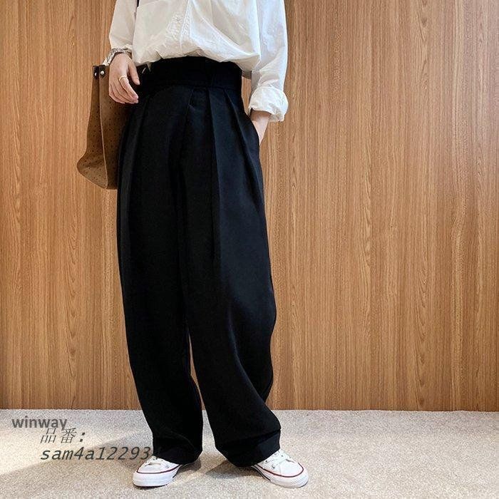 赤字覚悟!タックワイドパンツ レディース ボ秋 冬 春 イージーパンツ ワイドパンツ マジックテープ 美シルエット アシンメトスラックス am4a122934