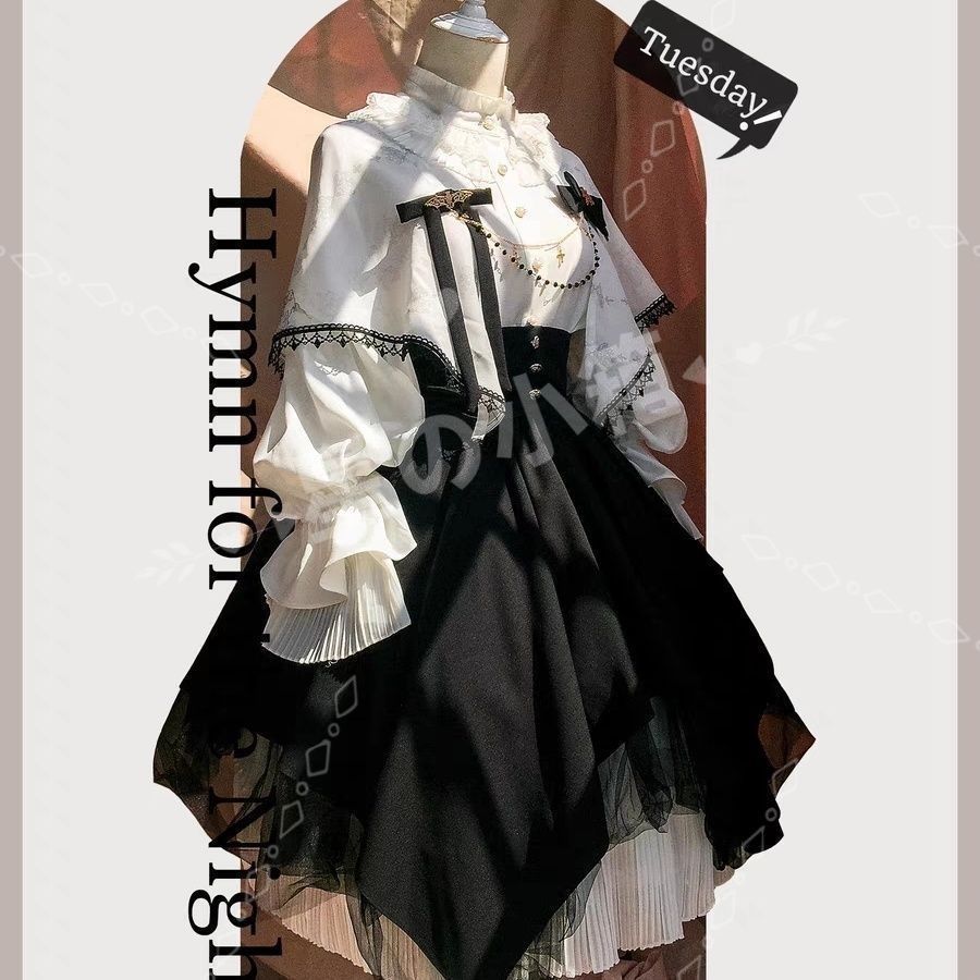ゴスロリ [majoh] MINI DEVIL ANGEL WING DRESS NEW DESIGN!!!😈, MINI