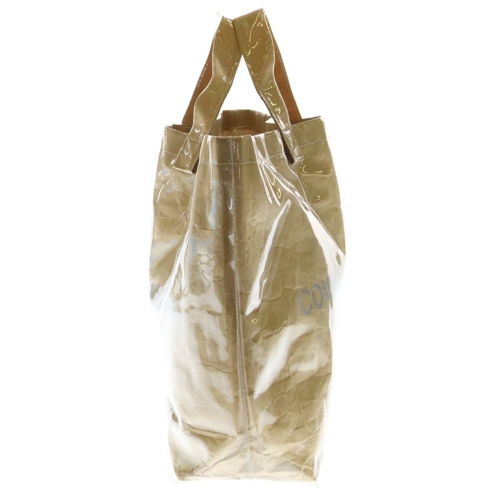 COMME des GARÇONS ベージュ トートバッグ コムデギャルソンCOMME des GARCONS PVCコーティング