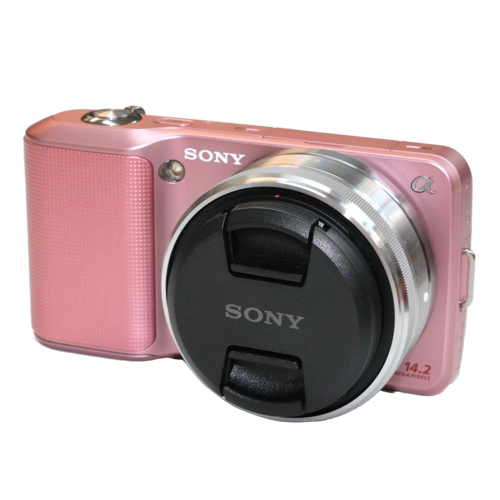 美品】SONY α NEX-3D ピンク ダブルレンズキット 希少カラー 自撮りOK 