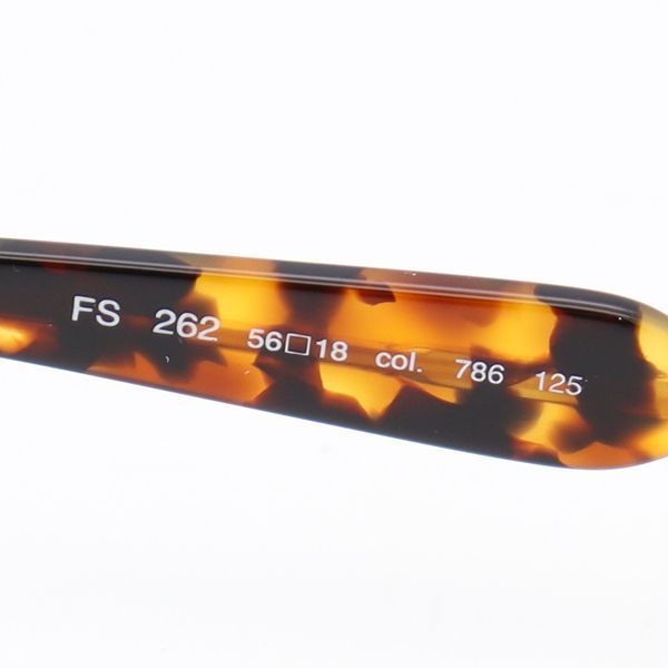 良品 フェンディ FS262 56ロ18 col.786 125 べっ甲×ゴールド