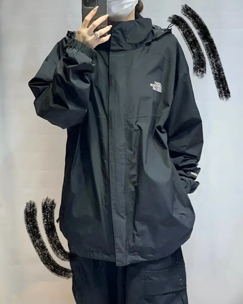 110 THE NORTH FACE ザ ノース フェイス GORE-TEX₍ゴアテックス フード ウィンドブレーカー