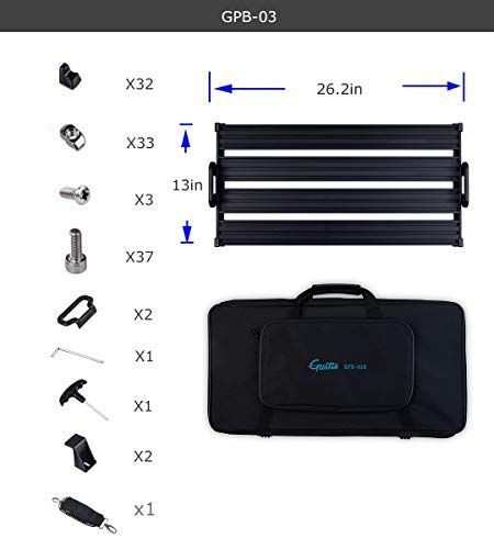 GPB-03 L Guitto ギターエフェクター ボードペダルボード クランプ