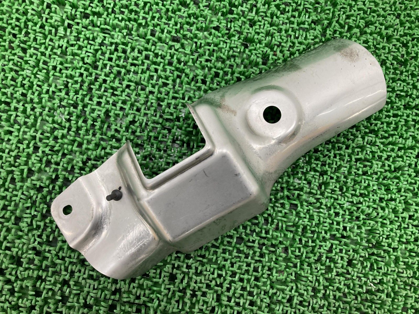 ZX-6R マフラーヒートガード カワサキ 純正 バイク 部品 ZX636C コケキズ無し 品薄 希少品 車検 Genuine  25