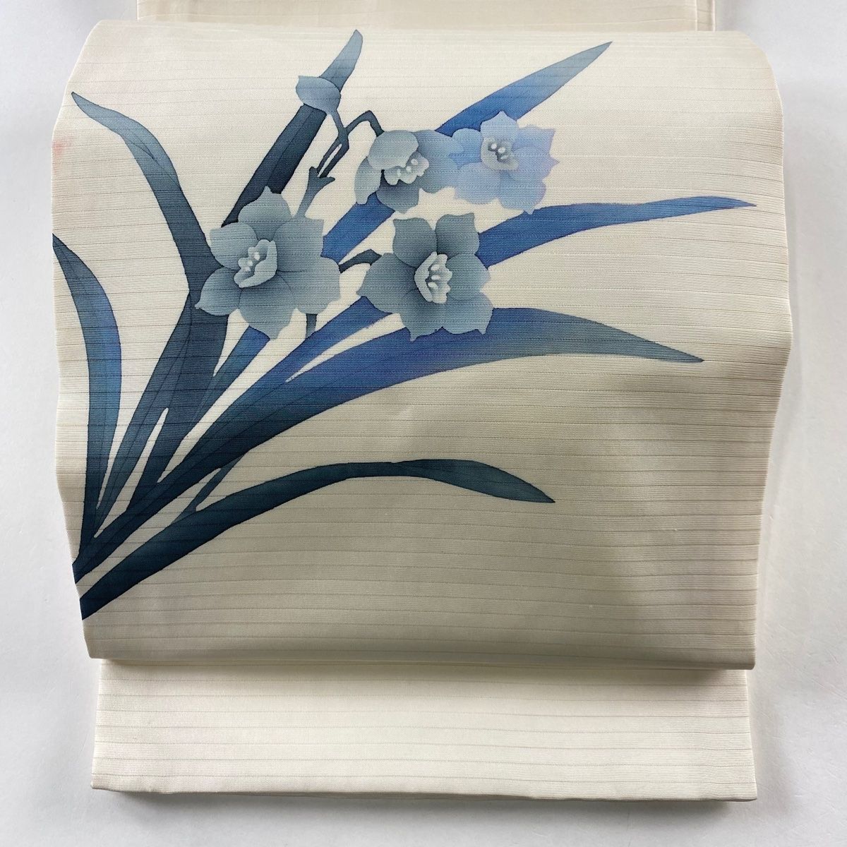 開き名古屋帯 優品 夏帯 絽 草花 クリーム 正絹 【中古】 - メルカリ