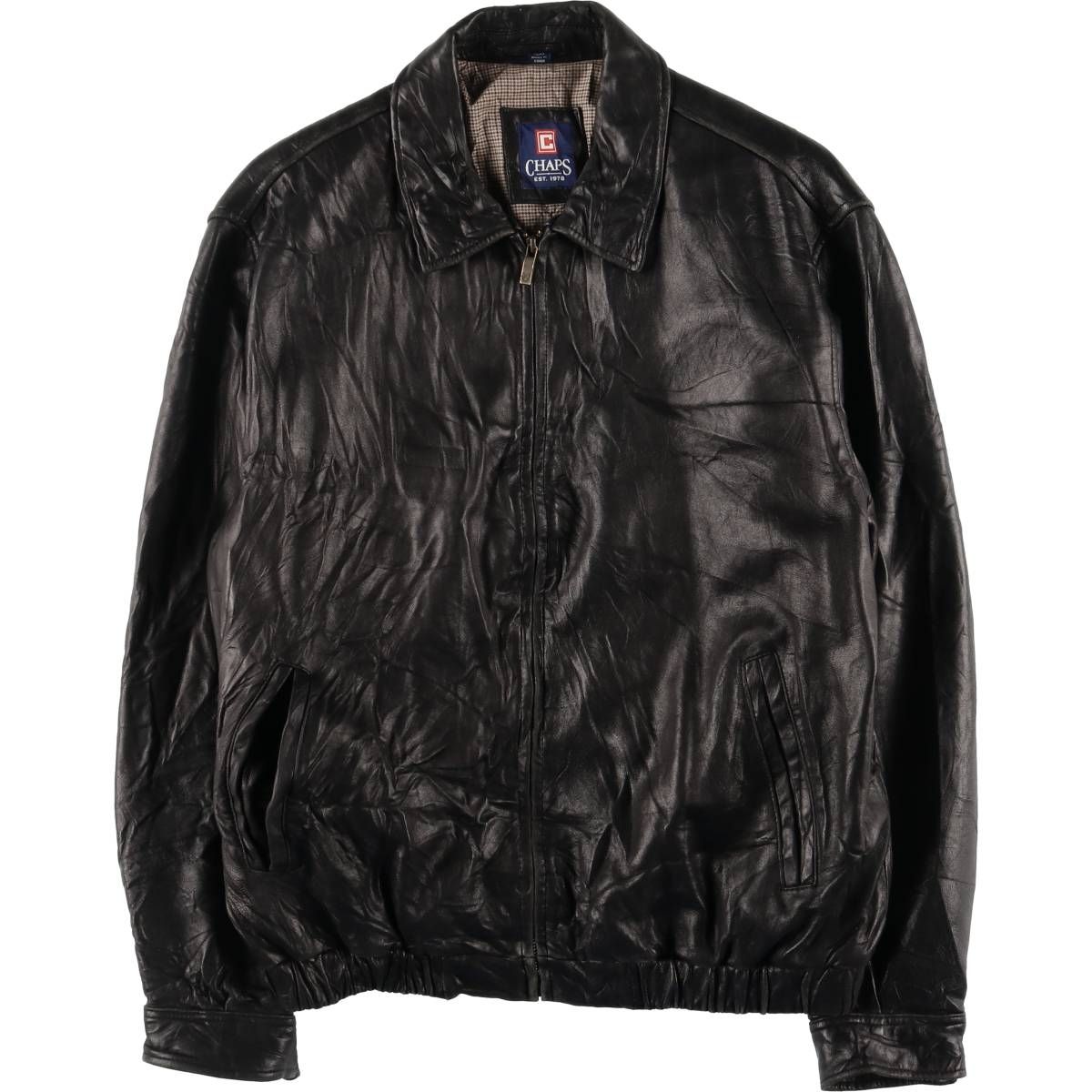 古着 チャップス CHAPS レザーブルゾン メンズL相当/eaa428537
