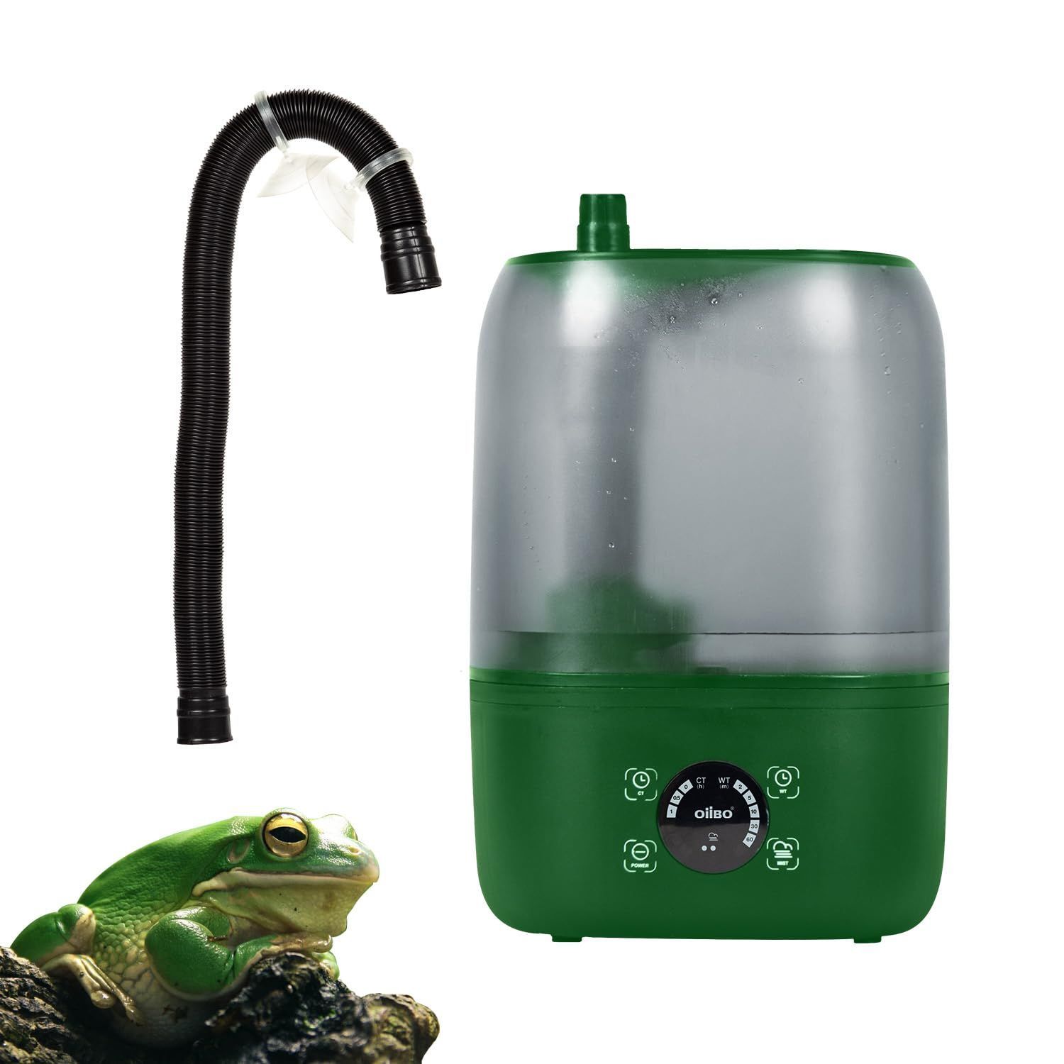 爬虫類 加湿器 テラリウム 自動霧化器 4L 調節 デジタルタイマー付噴霧器 スマート タッチパネル式 フォグマシン 爬虫類 両生類 植物用噴霧システム
