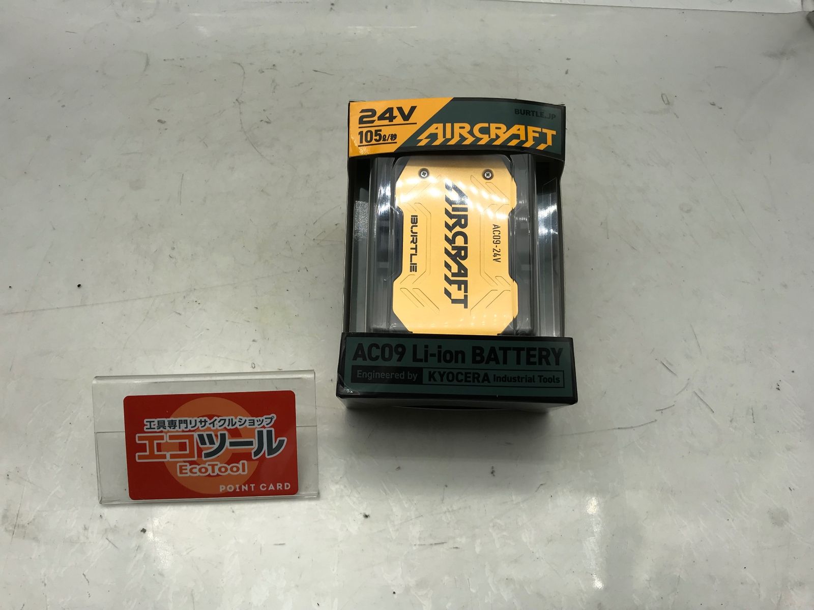 ♥ BURTLE|バートル モデル 24Vリチウムイオンバッテリー AC09メタリックゴールド IT12P5I4ZYXW エコツール小牧ｲﾝﾀｰ店 M02
