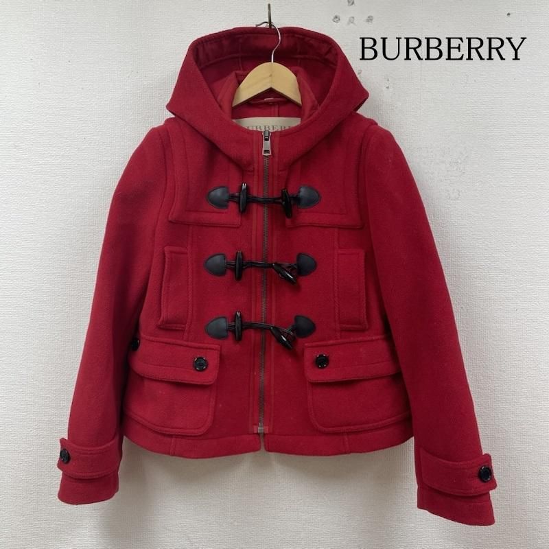 BURBERRY バーバリー ジャケット、上着 ジャンパー、ブルゾン ショート ダッフル コート ジャケット フーディー ジップアップ トグルボタン  - メルカリ