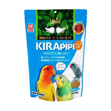 同梱】【2個セット】 キョーリン ひかりキラピピ インコ小粒600g