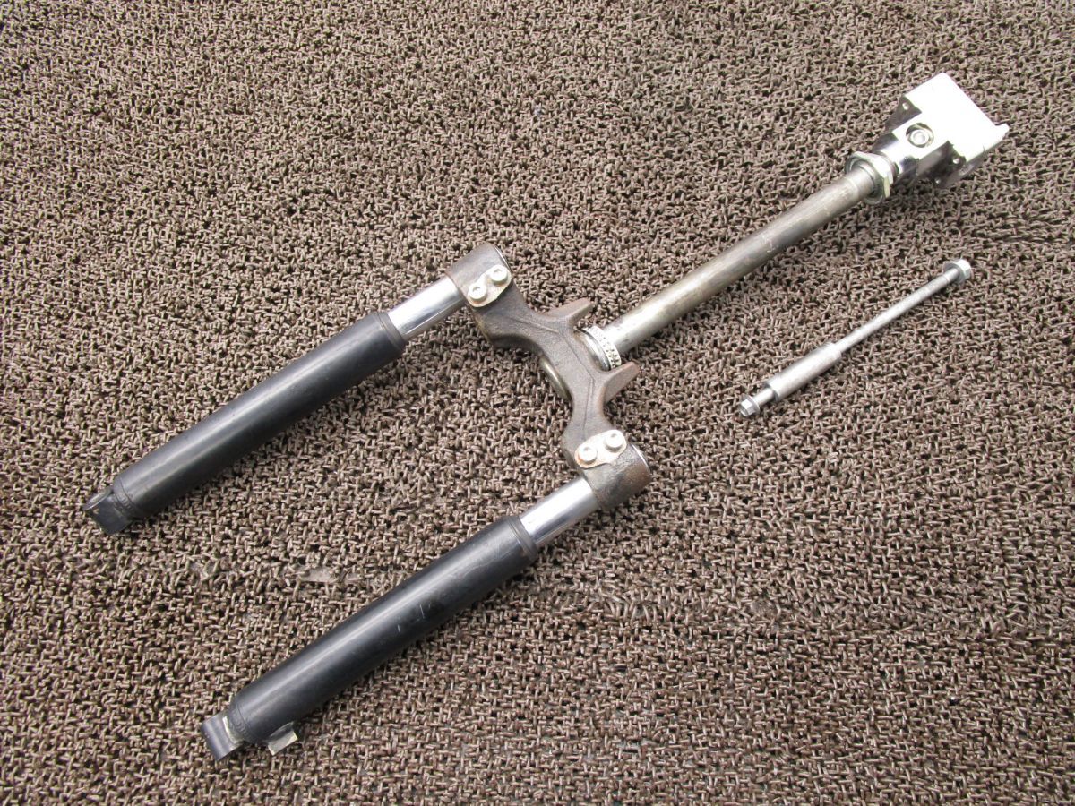 ズーマー フロントフォーク ステム ハンドルポスト A7333 AF58 ホンダ AF55E ZOOMER キャブ車 動画有 12V