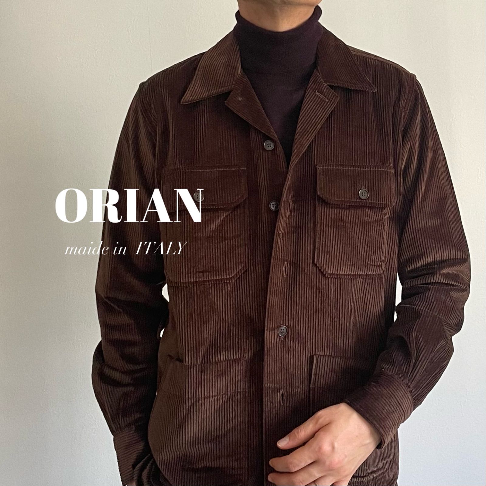 ORIAN / コーデュロイ サファリ シャツジャケット - メルカリ