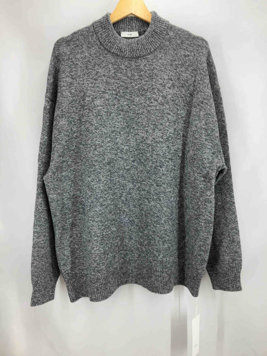 ATON エイトン 長袖ニット セーター 7074734 サイズ06 48 グレー系 冬