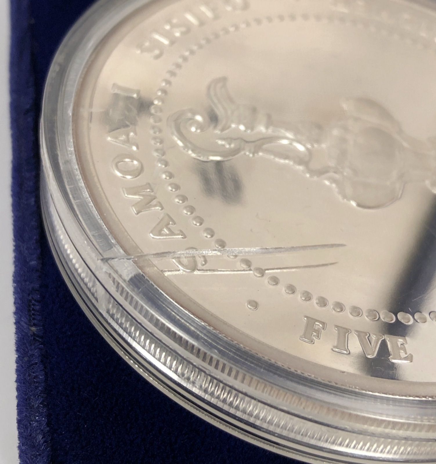 AMERICA'S CUP 1987 サモア 25ドル 銀貨 - メルカリ