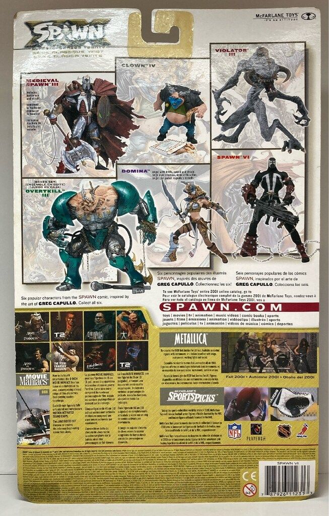 McFARLANE TOYS SERIES 20 / CLASSIC SPAWN VI (頭部 / 素顔) / トリ 