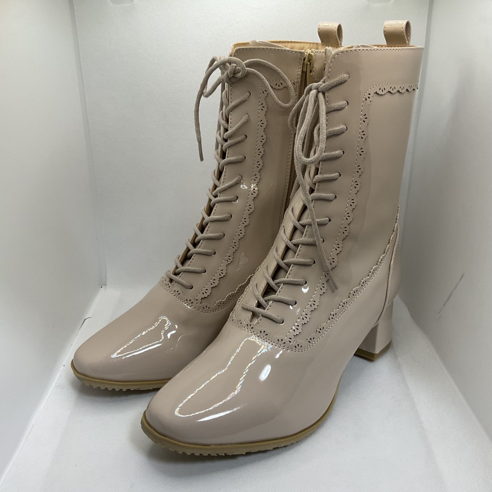 未使用 新品 axes femme アクシーズファム レースアップレイン