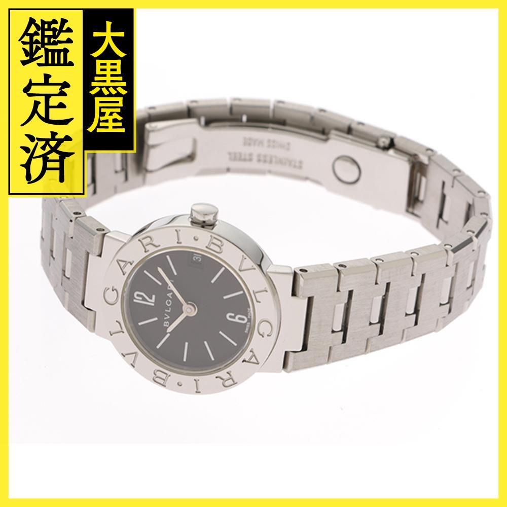 BVLGARI ブルガリ ブルガリブルガリ BB23SS SS クオーツ レディース ブラック【430】2148103565175