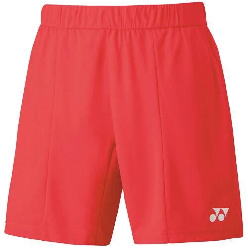 【新品・5営業日で発送】YONEX ヨネックス メンズニットハーフパンツ (15138) 色 : クリアーレッド サイズ : S 