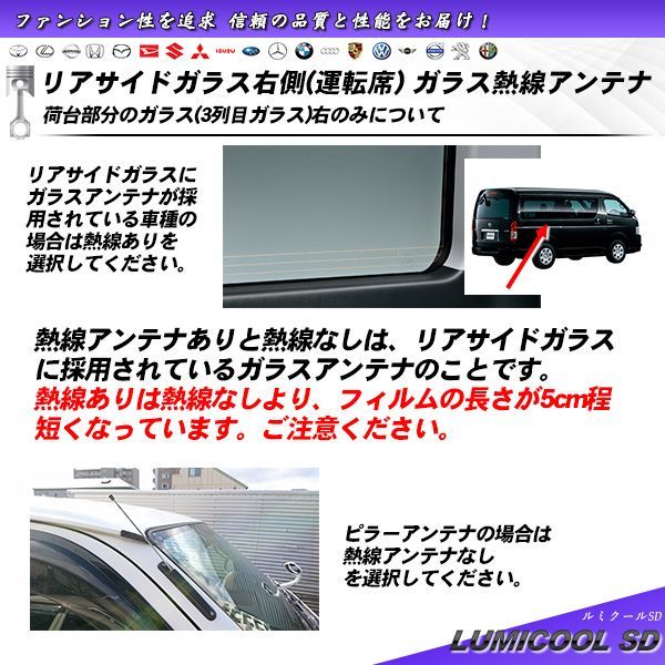 トヨタ ハイエース バン (KDH200V/KDH205V/TRH200V) ルミクールSD 