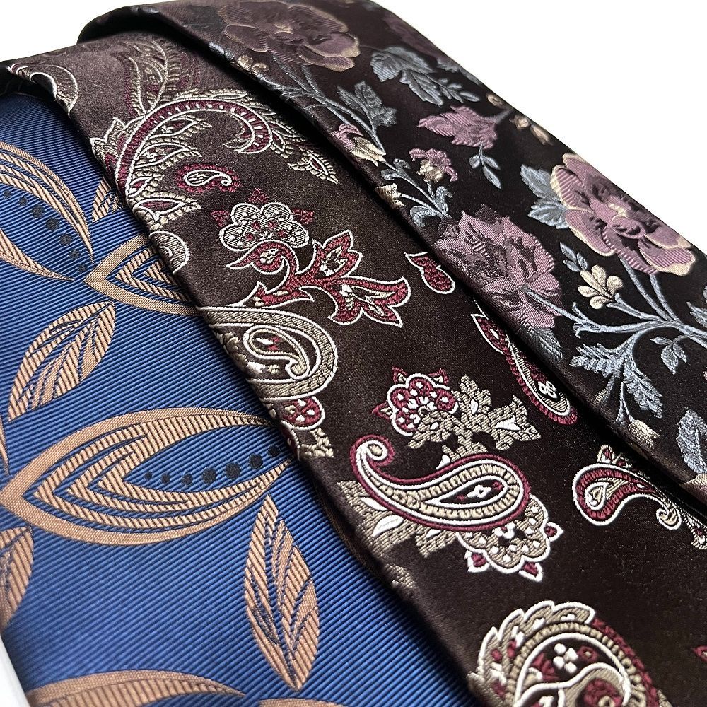 Holliday & Brown ( ホリデーアンドブラウン ) ネクタイ ネイビー 幾何