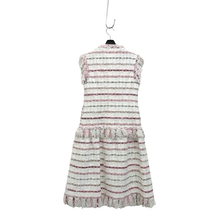 Rene ルネ マリアケントツイードワンピース 34 ベージュ