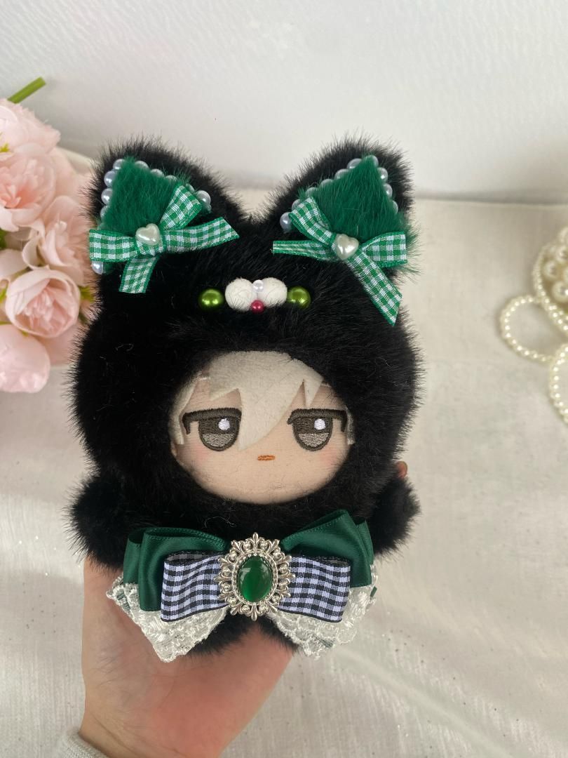 ぬい服 ちびぐるみ 10~12cm コラージュ猫 着せ替え服 2着セット