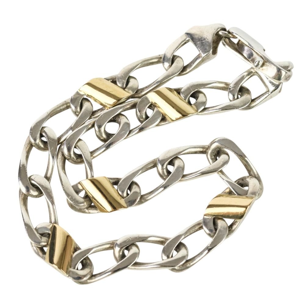 良品 Tiffany & Co. ティファニー フラットリンクブレスレット