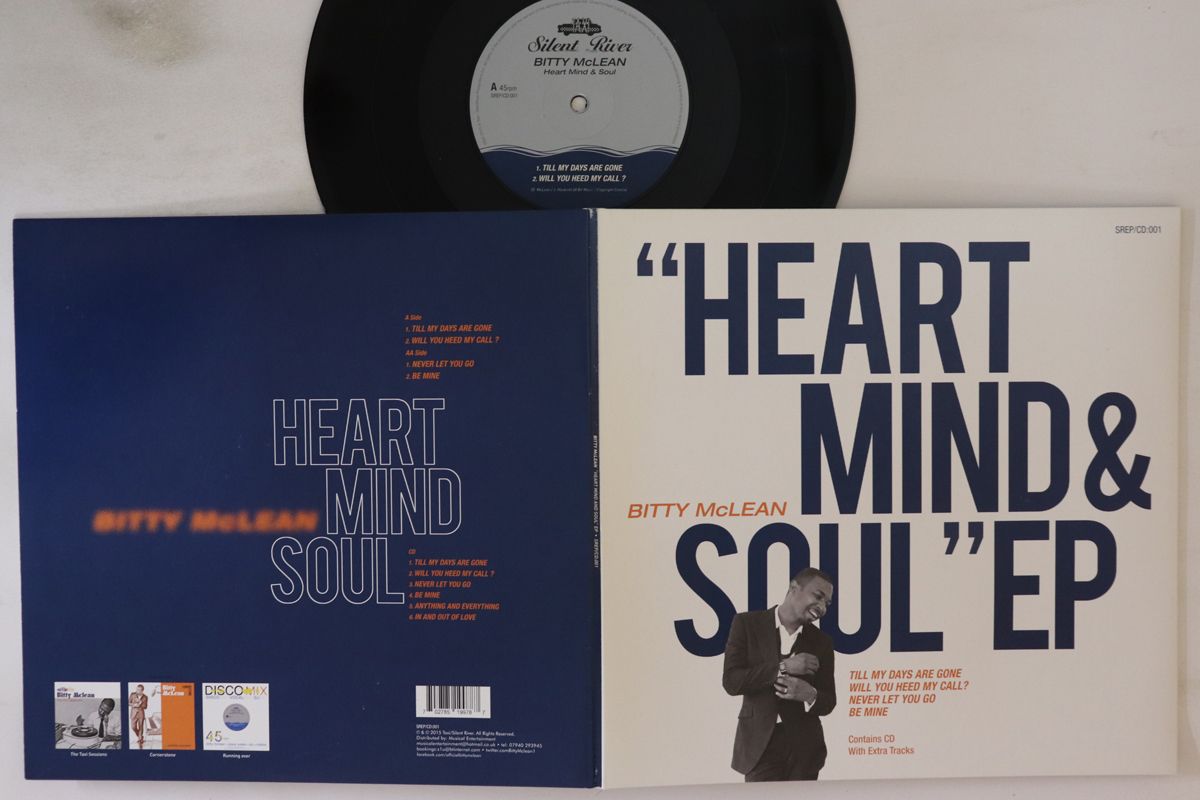 英2x10” Bitty Mclean Heart Mind - Soul EP 10” CD Picture Sleeve SREPCD001 Taxi|Silent River |00254