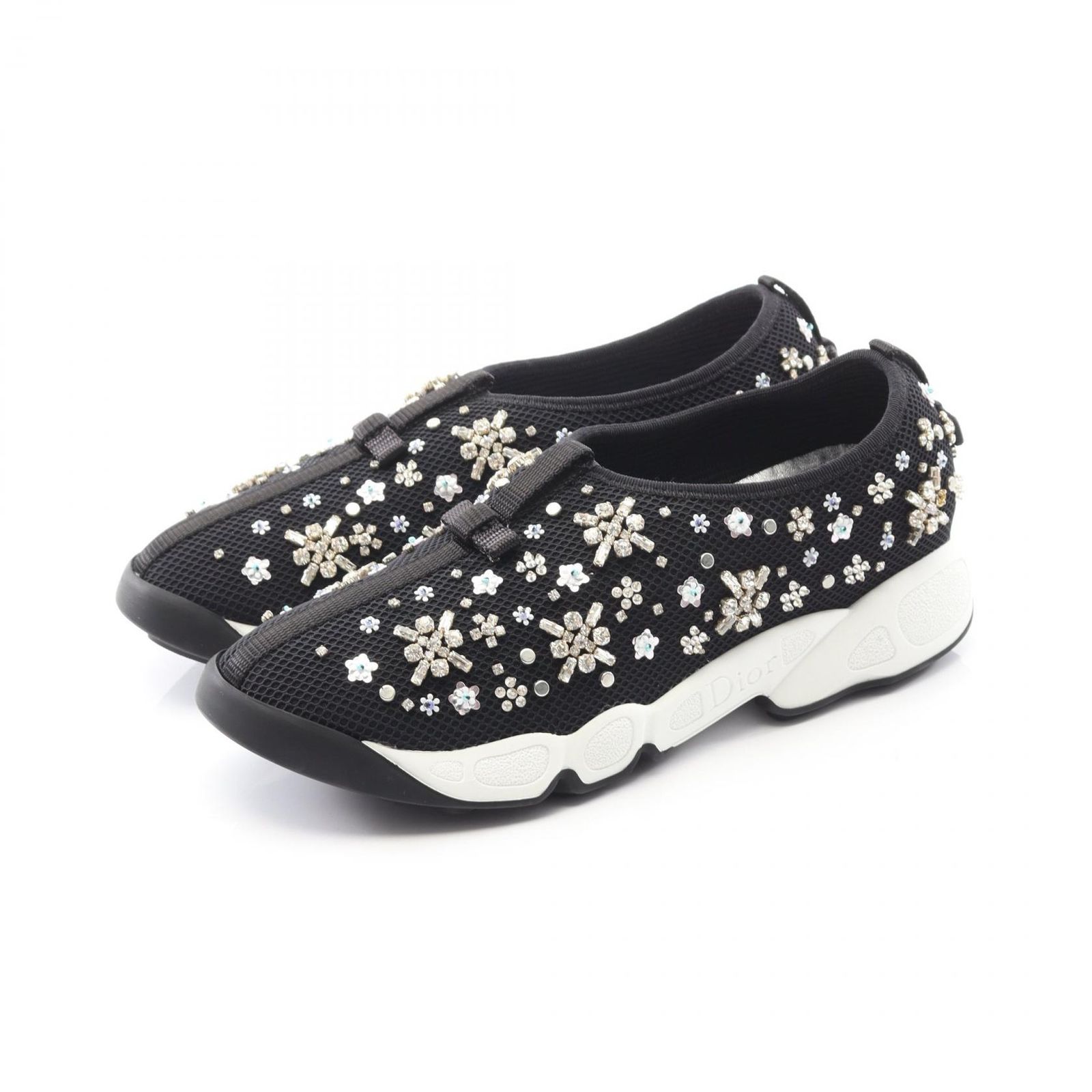 ディオール Dior スリッポン FUSION フュージョン ホワイト ブラック その他 フュージョン ビーズ レディース