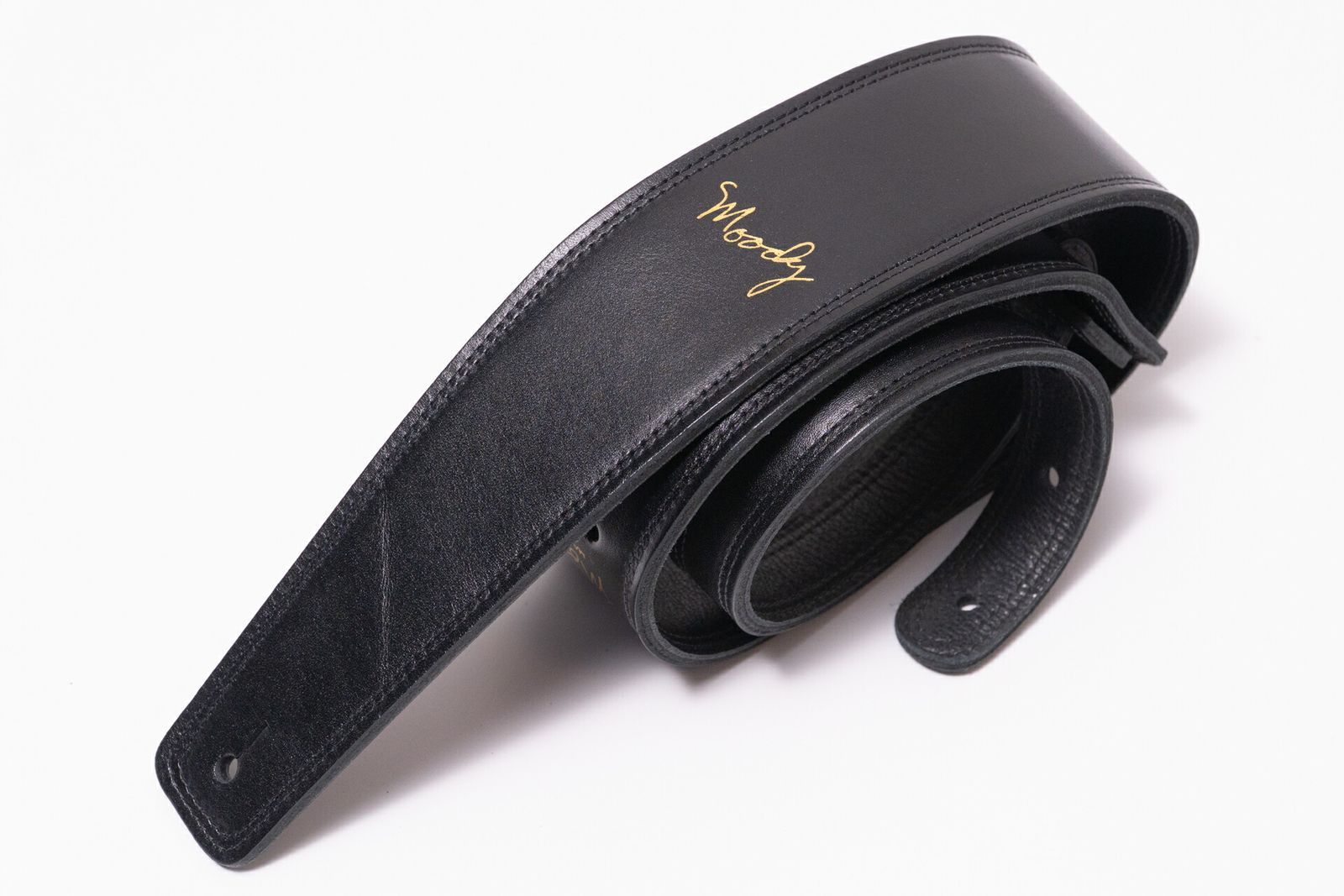 new Moody Straps | 2.5 Inch Black | Black Leather Standard Tail GIB横浜