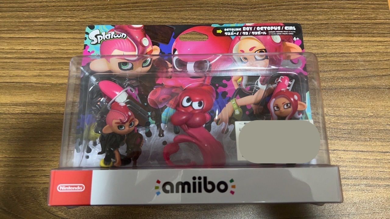 amiibo トリプルセット スプラトゥーン タコガール タコボーイ 