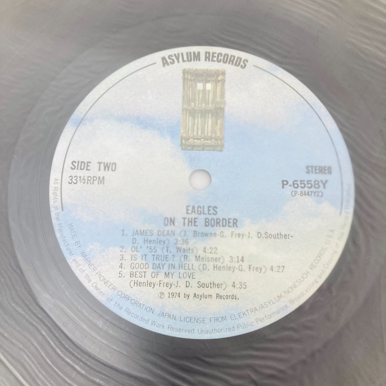 A【希少】LP レコード Eagles イーグルス オン・ザ・ボーダー On