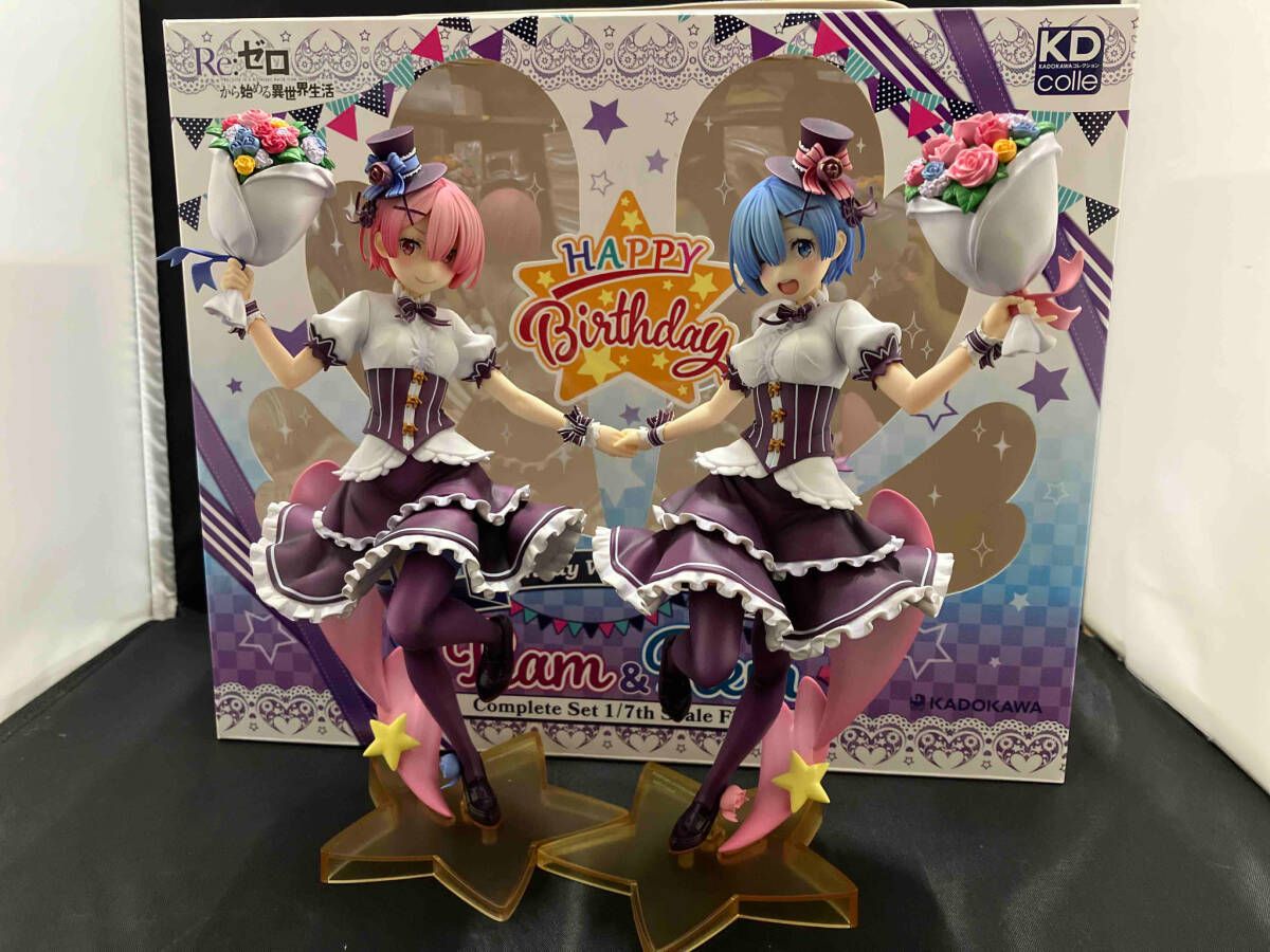 開封済】ラム&レム 生誕祭Ver. コンプリートセット 1/7 KDcolle