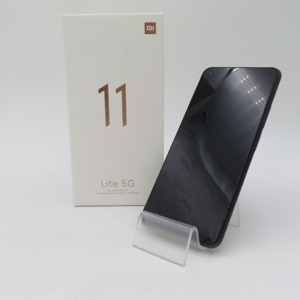 mi11 lite 5g トリュフブラック 中古品 親し simフリー