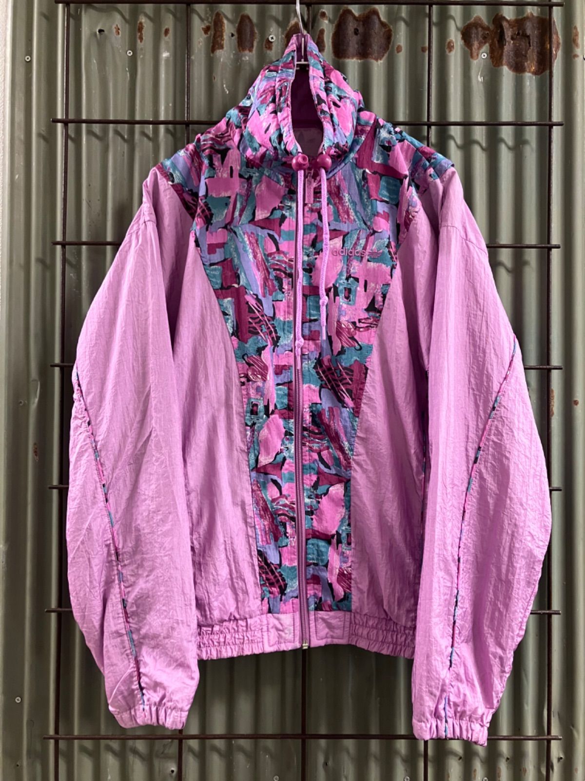 80‘s adidas Nylon Jacket  アディダス　切替ナイロンジャケット