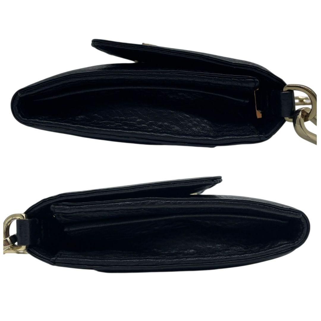 トリーバーチ ショルダーバッグ 肩掛け レザー 黒 ブラック 金具ロゴ チェーン Tory Burch - トリーバーチ Tory Burch チェーン ロゴ カバン