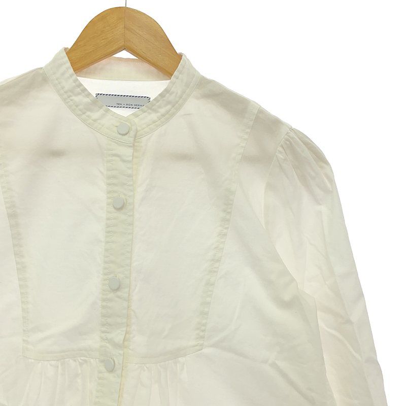 ★RonHerman[ロンハーマン] ヴィンテージ バンドカラーシャツ★ Ron Herman California Linen Regular Collar Shirt News｜Ron